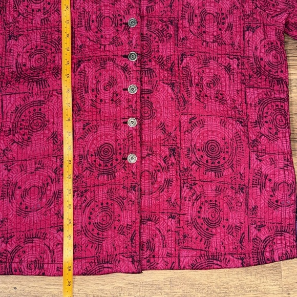 Red Button-Up Jacket - Picture 5 of 9